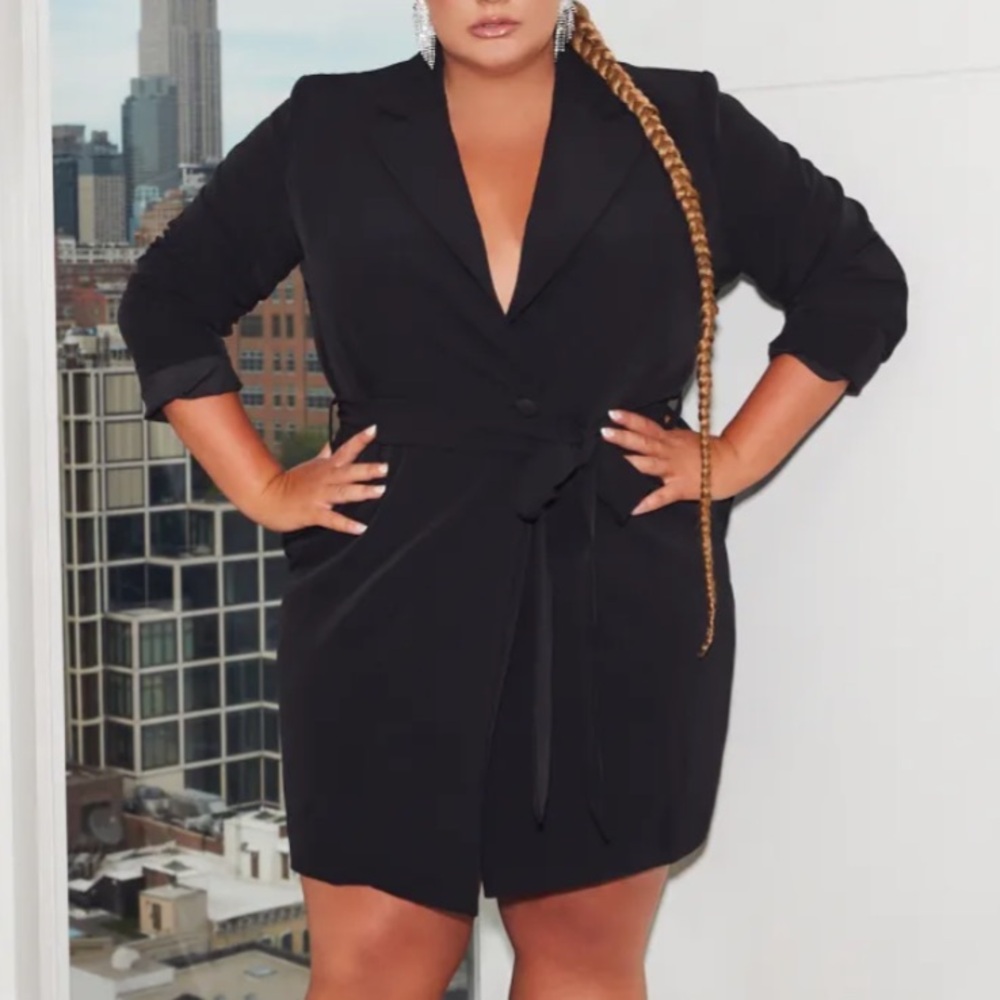 REVOLVE Black Blazer Mini Dress
